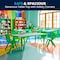 Flash Furniture Rectangle Preschool Table, Green, 23-5/8"x47-1/4", Plastic, Steel, Green YU-YCY-060-RECT-TBL-GREEN-GG - alternate 5